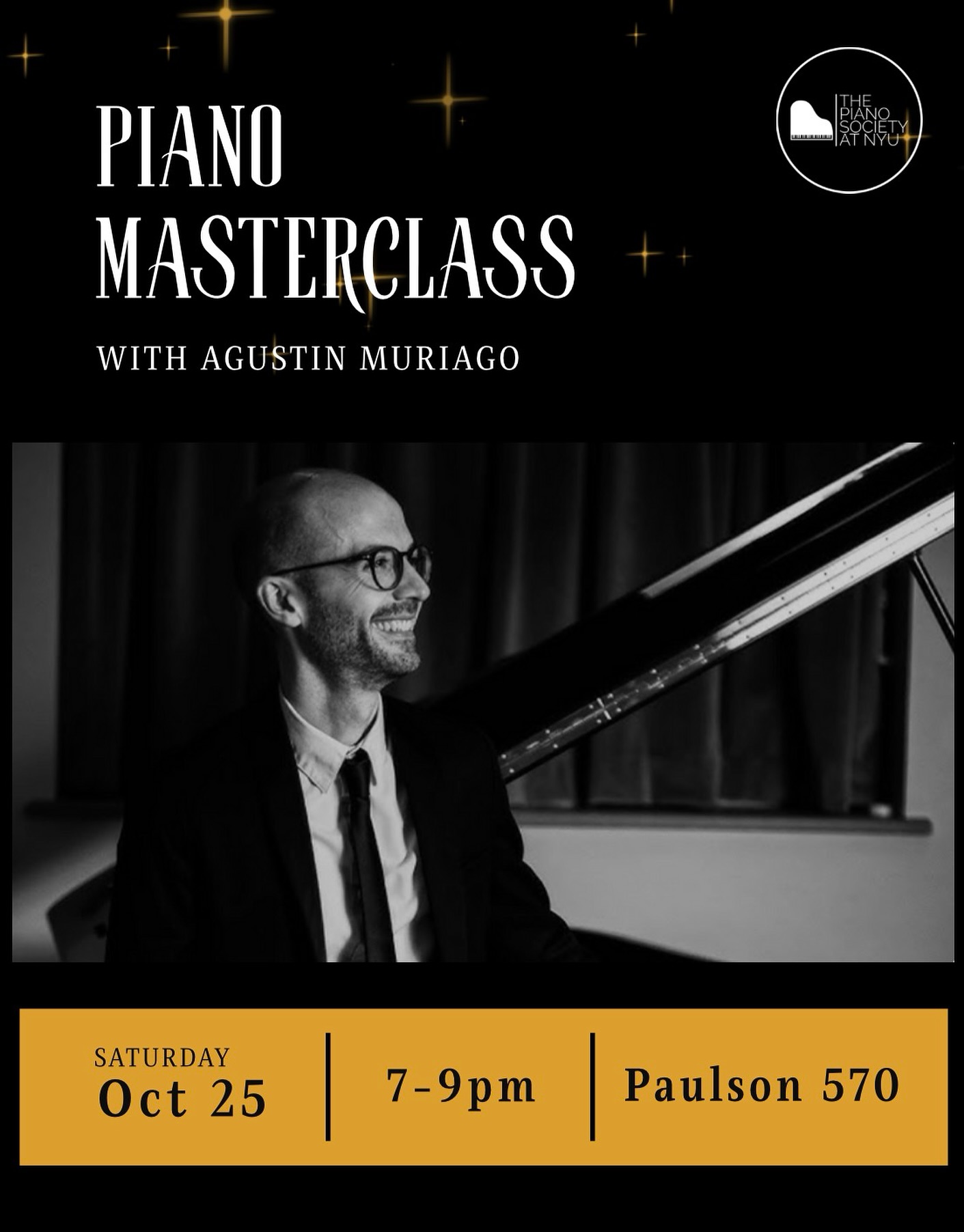 Piano Masterclass: Prof. Agustin Muriago event cover